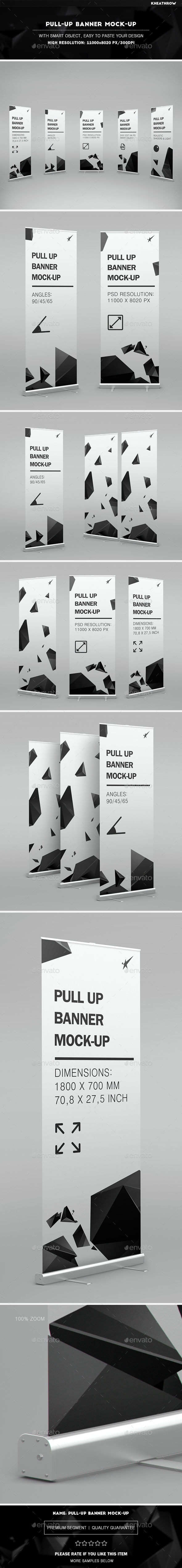 Download Pull-Up Banner Stand Mock-Up by Kheathrow | GraphicRiver