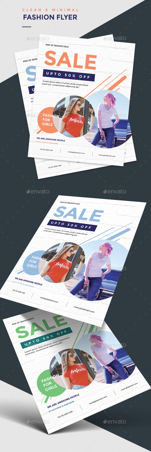 Minimal Fashion Sale Flyer - Corporate Flyers