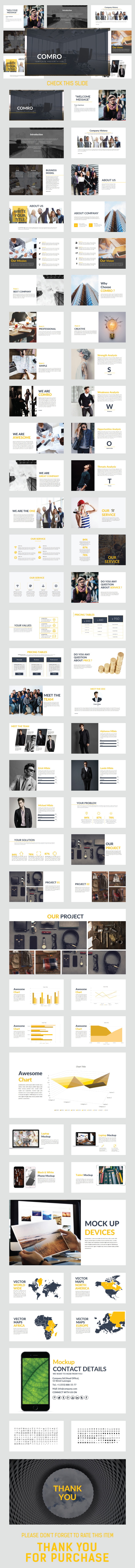 COMRO Keynote Template - Business Keynote Templates