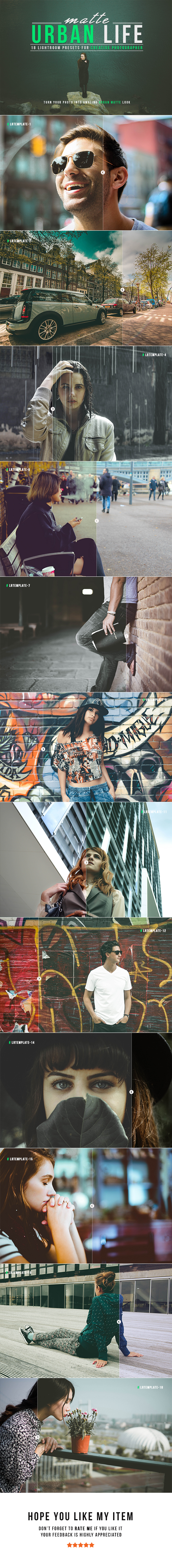 Matte Urban Life Lightroom Presets - Lightroom Presets Add-ons