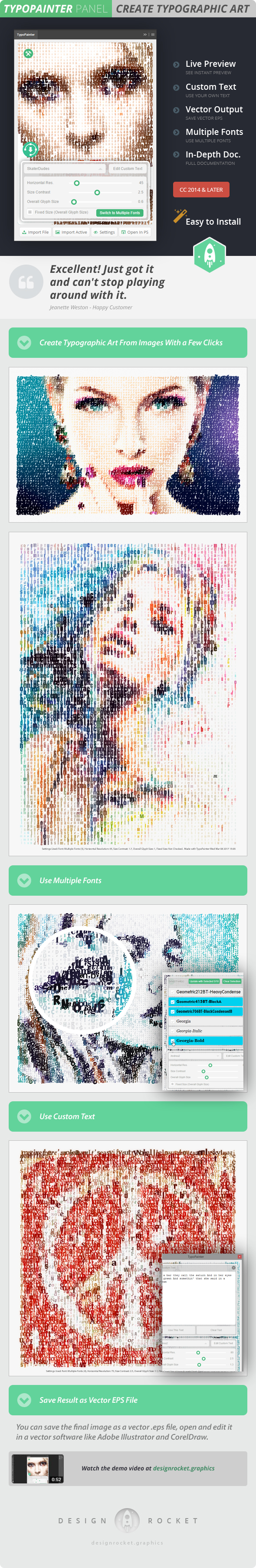 TypoPainter - Text Effects Actions