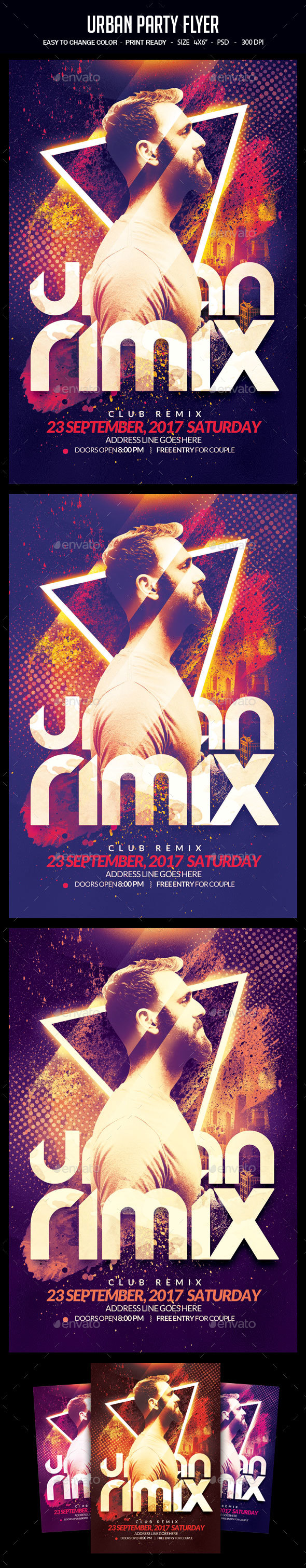 Urban Party Flyer - Clubs & Parties Events