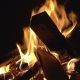 Burning Wood in the Fireplace - VideoHive Item for Sale