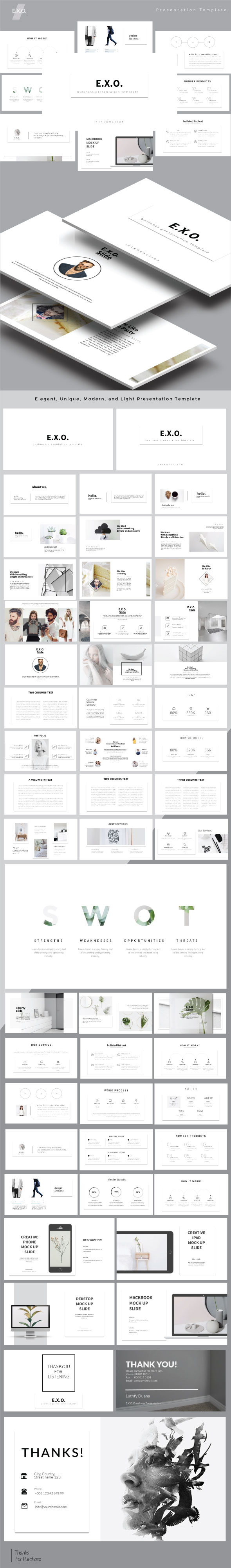 E.x.o. Keynote Presentation Templates - Keynote Templates Presentation Templates