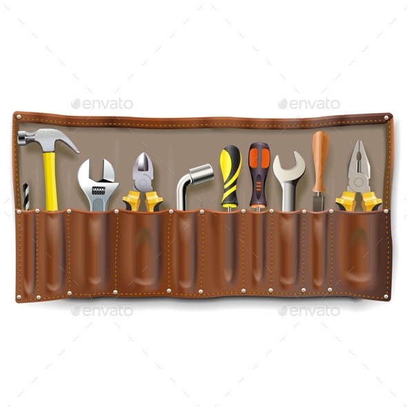 Vector Tool Bag - Industries Business