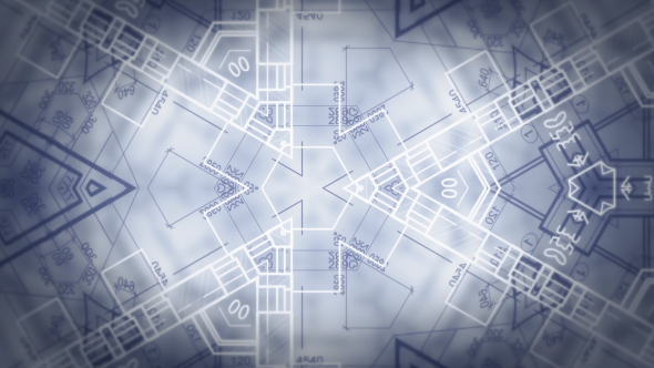 Architectural Kaleidoscopic Background alt