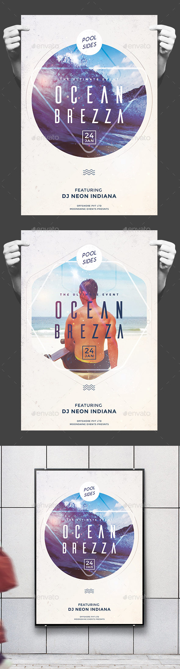 Beach Party Flyer/Poster - Clubs & Parties Events