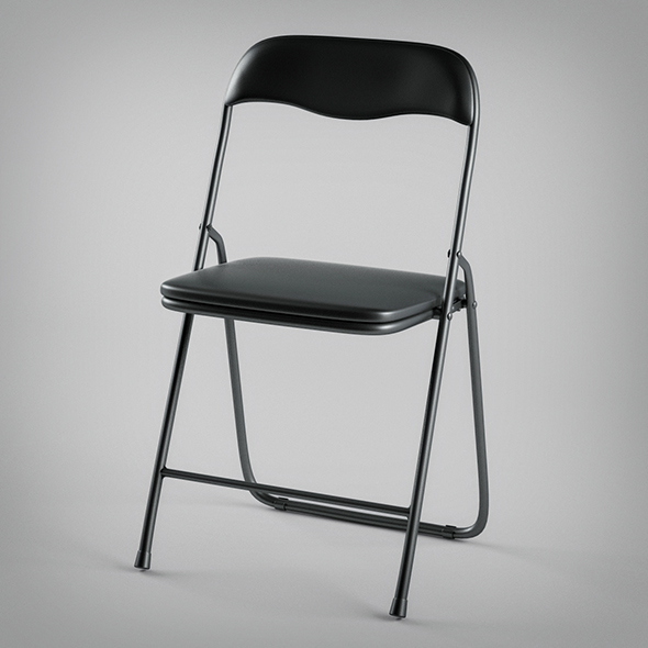 Metallic Folding Chair - 3Docean 19580922