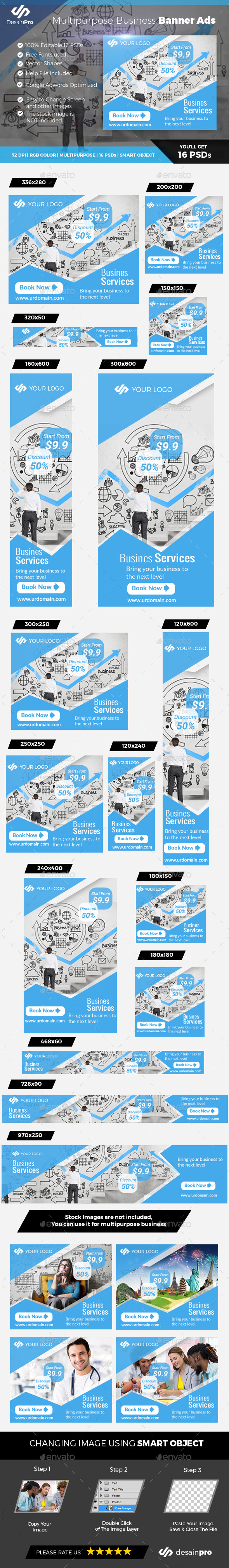 Business Banner Ads - Banners & Ads Web Elements