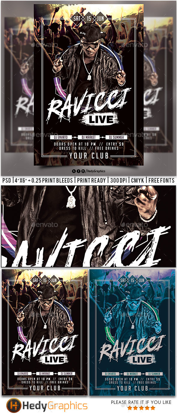 Artist Flyer Flyer - Clubs & Parties Events