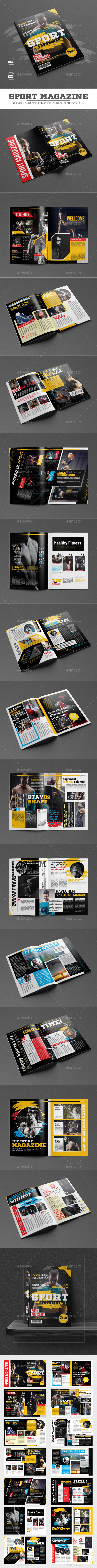 Sport Magazine - Magazines Print Templates