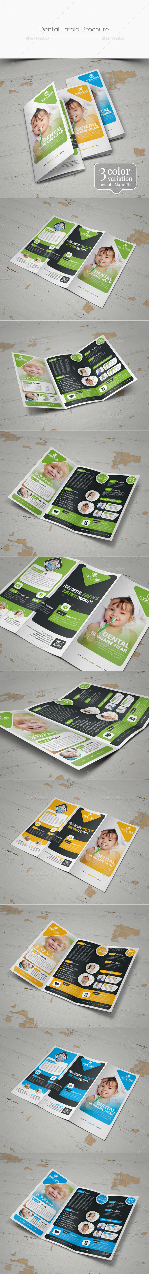 Dental Trifold Brochure - Informational Brochures
