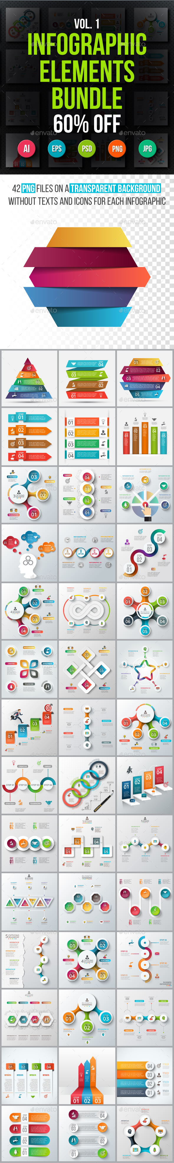 Infographic elements bundle v.01 - Infographics