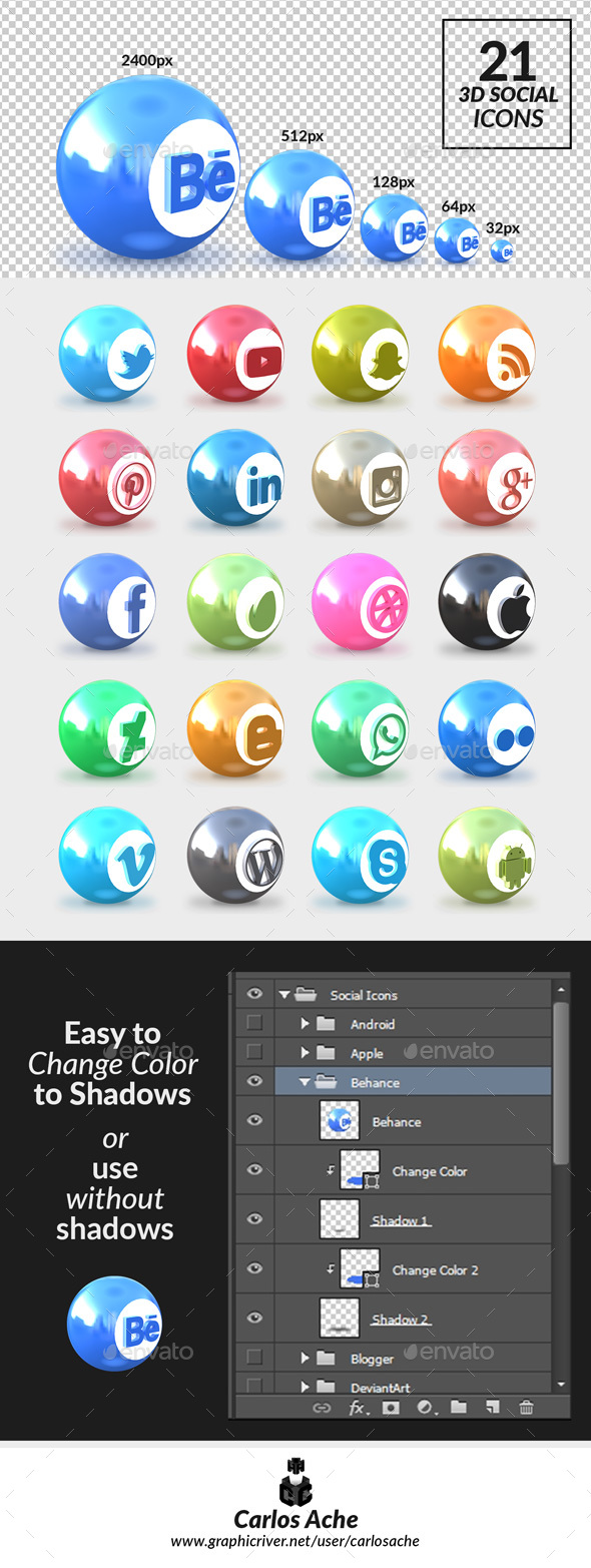 Social Icons - Web Icons