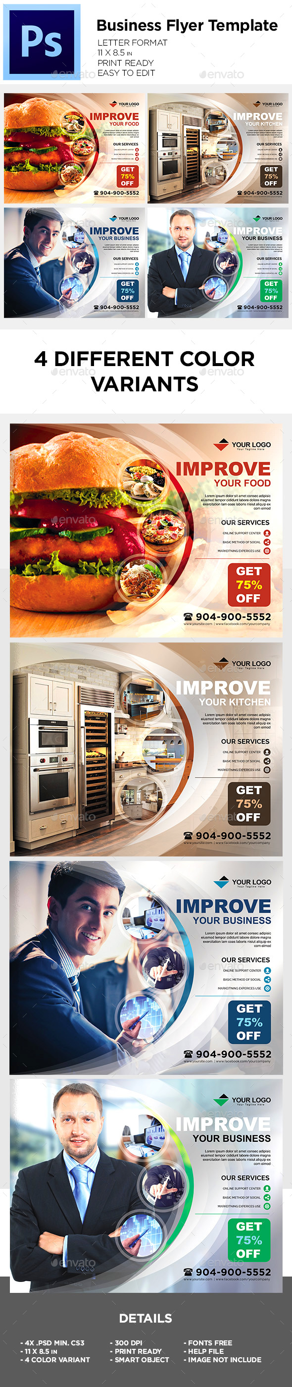 Business Flyer Template / Coorporate Flyer - Corporate Flyers