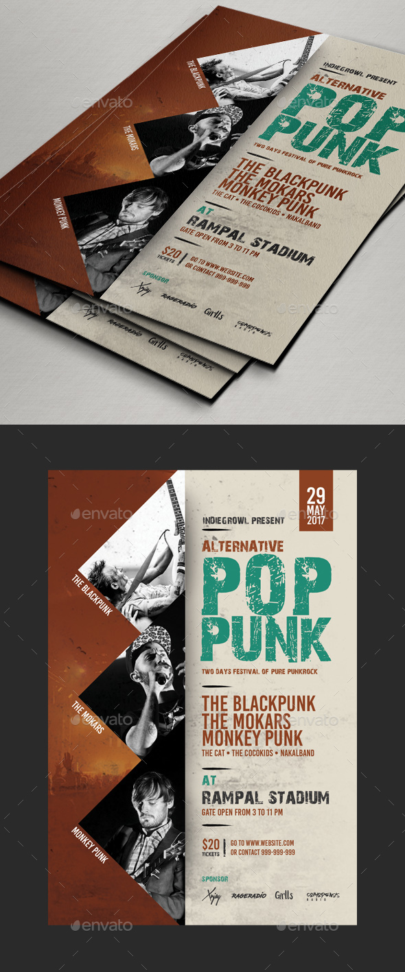 Indie Music Flyer - Concerts Events