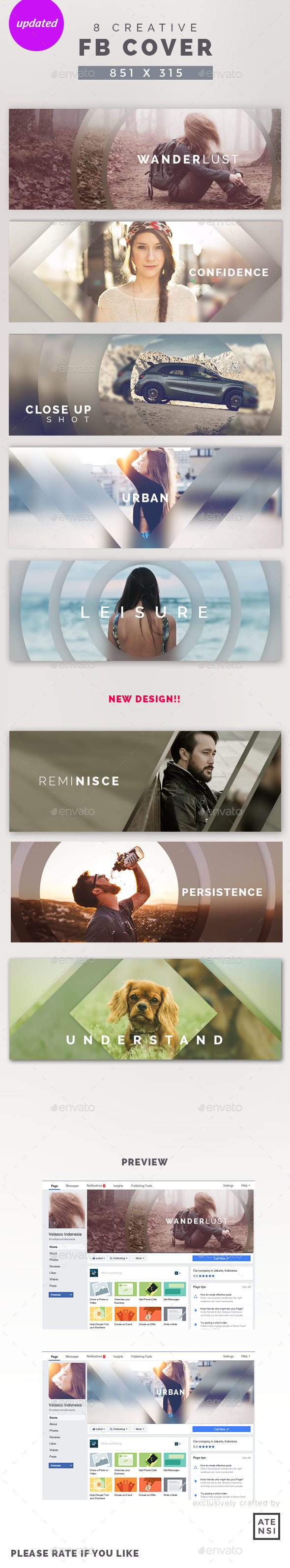 Creative Facebook Cover - Social Media Web Elements