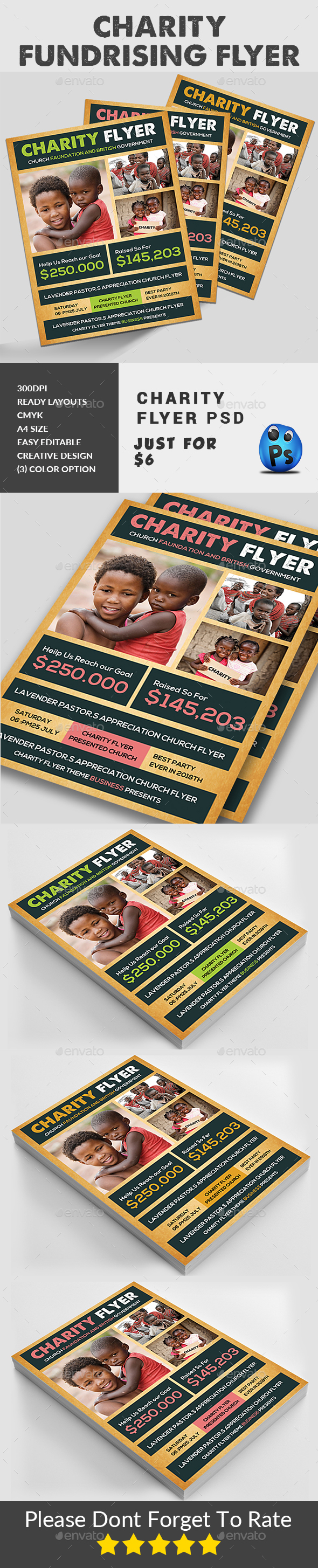 Charity Fundraisers Flyer - Corporate Flyers