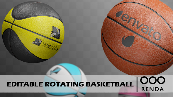 Editable Rotating Basketball