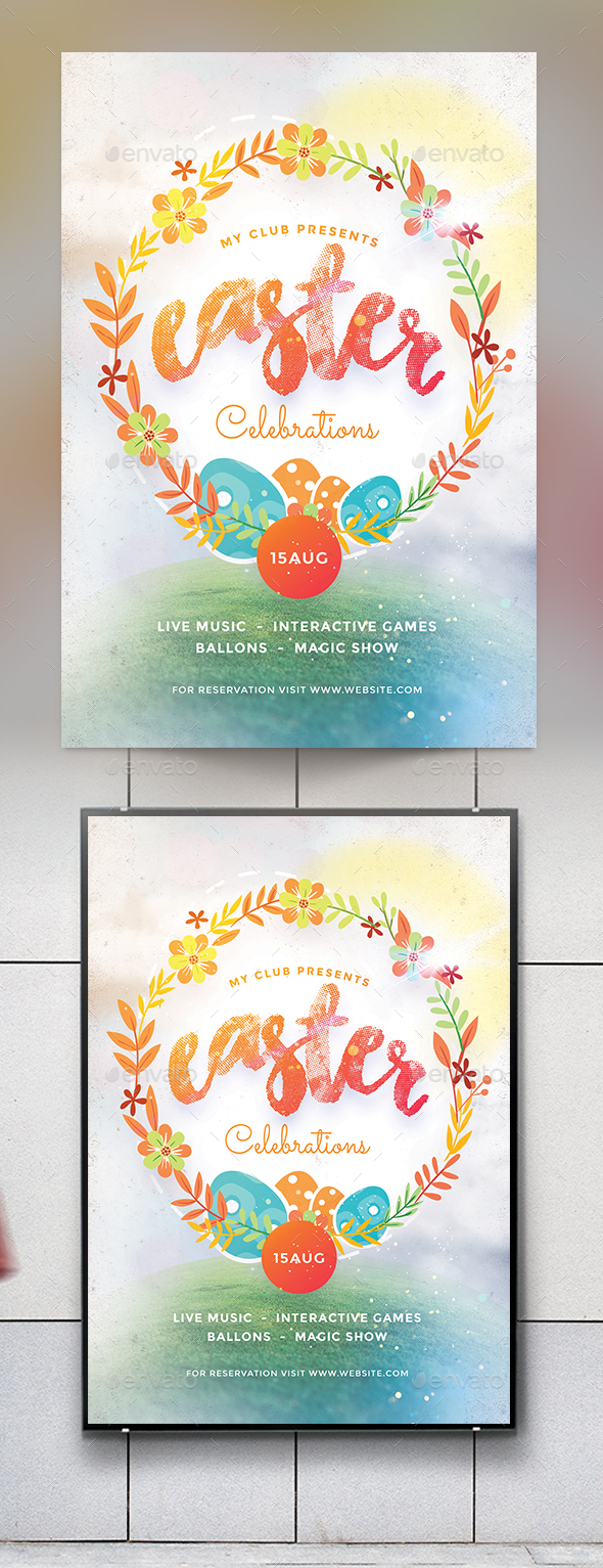 Easter Celebration Flyer - Events Flyers