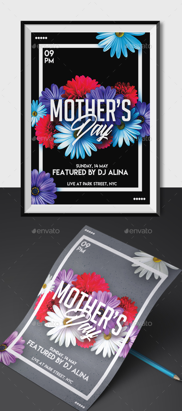 Mothers Day Flyer - Clubs & Parties Events