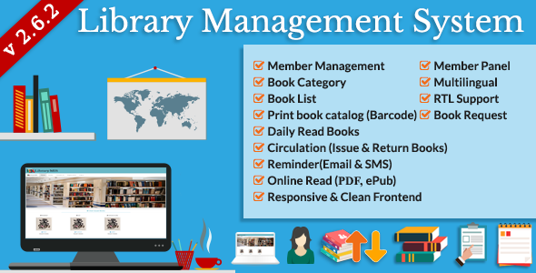 Library Management System (LMS) - CodeCanyon Item for Sale