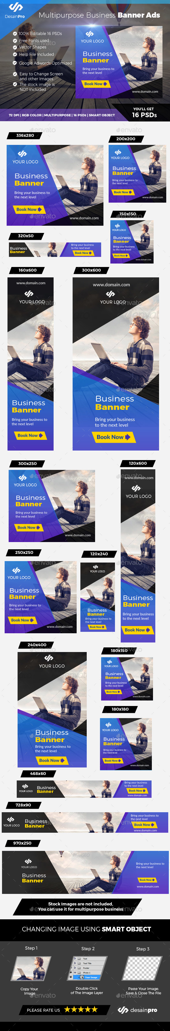 Business Banner Template - Banners & Ads Web Elements