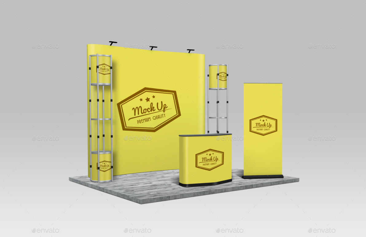 Download Trade Show Booth Mockup By Fusionhorn Graphicriver