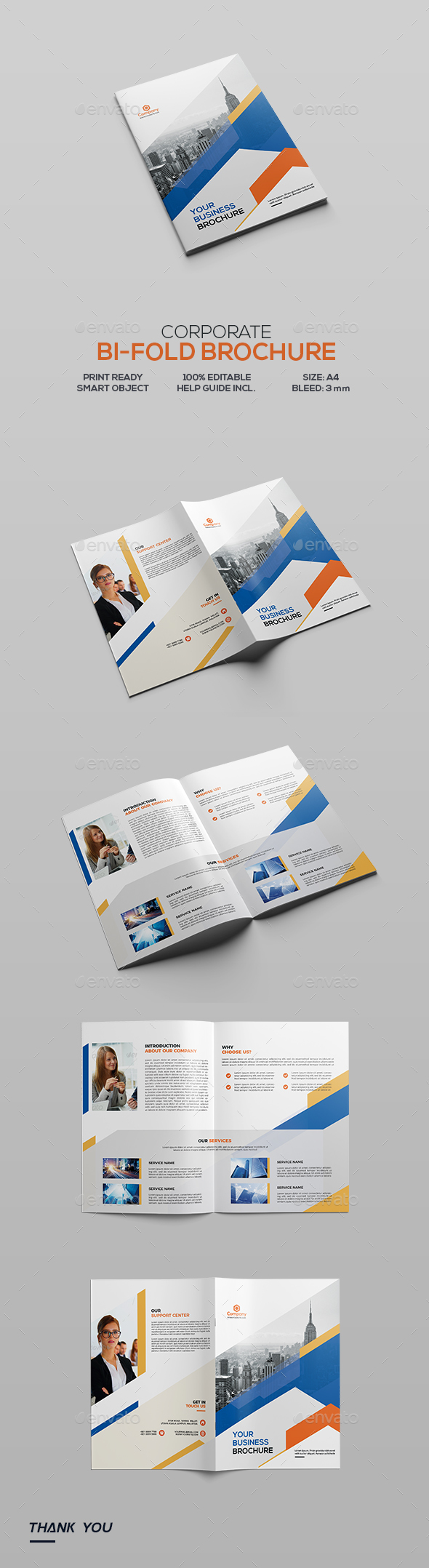 Corporate Bifold Brochure - Corporate Brochures