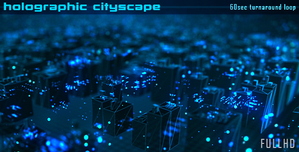 Holographic City Scape alt