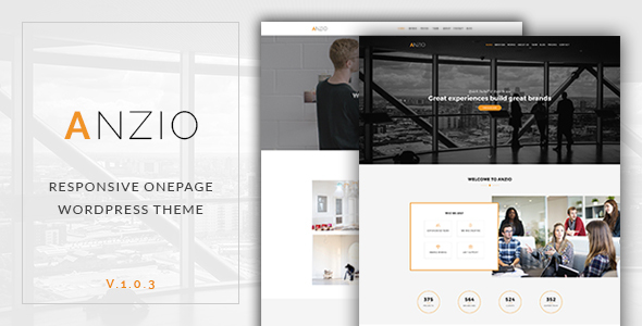ANZIO - Onepage Parallax Theme - Creative WordPress