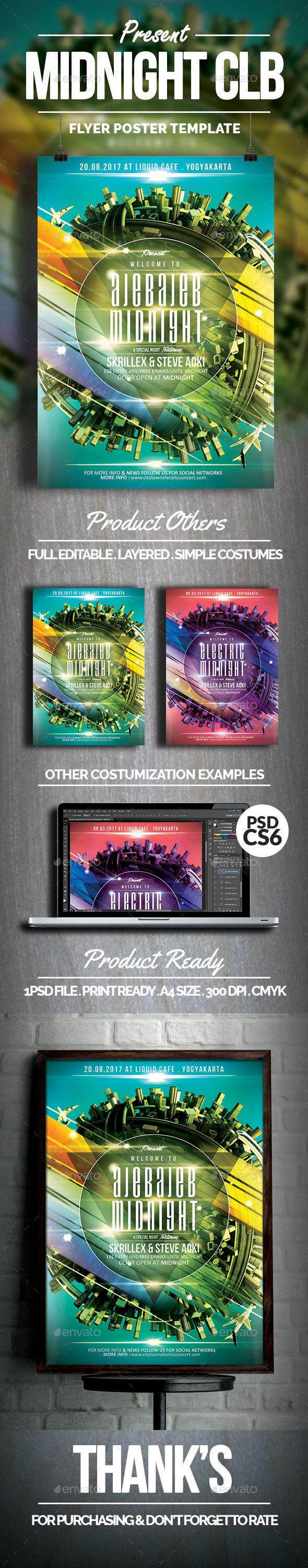 Electro Flyer/Poster Vol.2 - Clubs & Parties Events