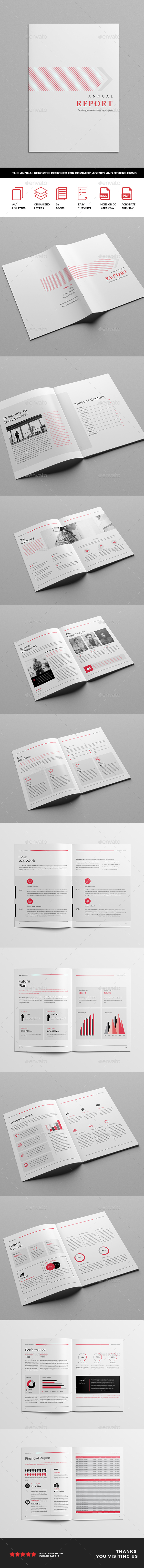 Annual Report - Brochures Print Templates