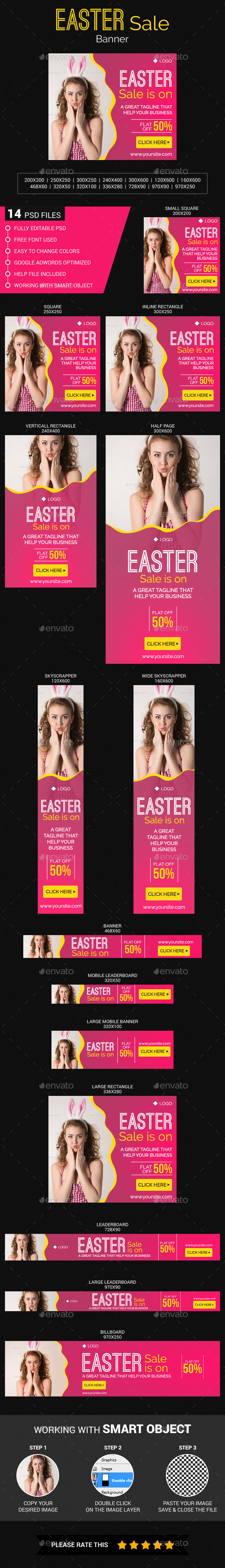 Easter Sale - Banners & Ads Web Elements