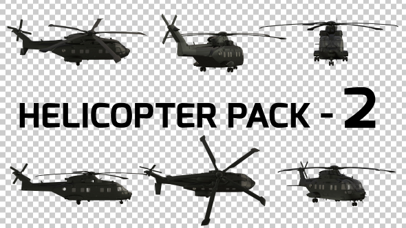 Download Military Helicopter Pack - 2 by Handrox-G | VideoHive