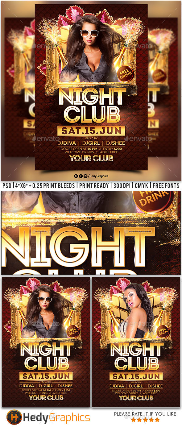 Night Club Flyer - Clubs & Parties Events