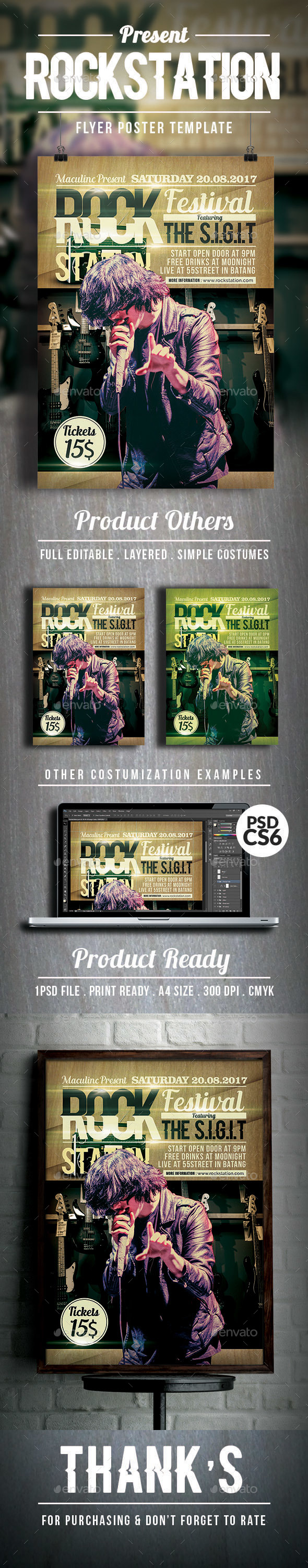 Alternative Flyer/Poster Vol.1 - Concerts Events