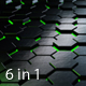 Cinematic Hexagons Green Pack Cinematic Hexagons Green Pack - VideoHive Item for Sale