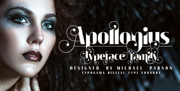 Apollonius typeface - Decorative Fonts