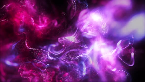 Background Colorful Particles Loop