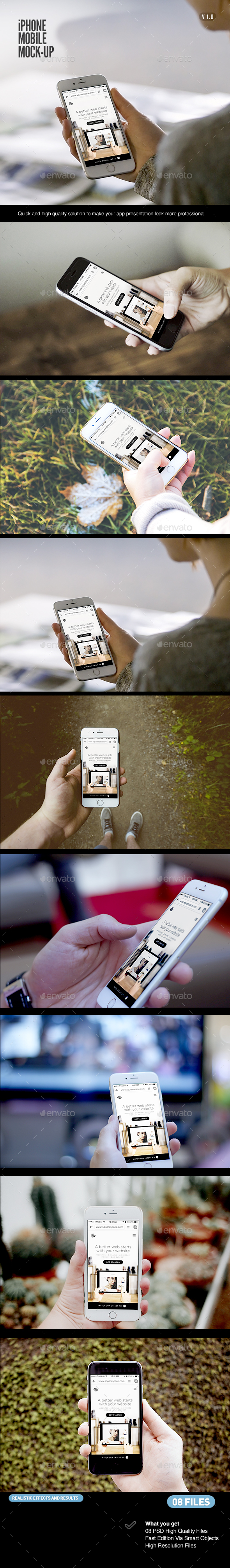 Mobile Phone Mock-Up | Holding Device Edition - Mobile Displays