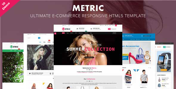Metric- Ultimate E-Commerce - ThemeForest 15522938