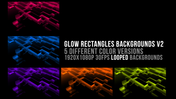 Glow Rectangle Backgrounds V2