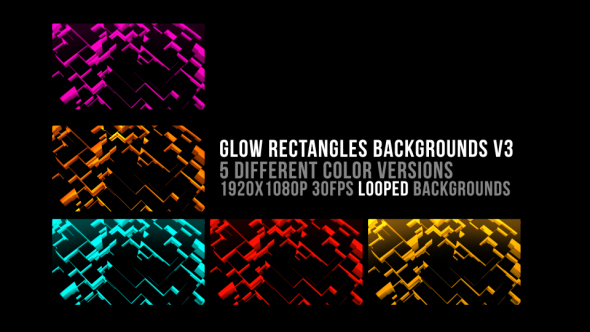 Glow Rectangle Backgrounds V3