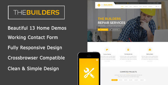 The Builders - ThemeForest 19595291