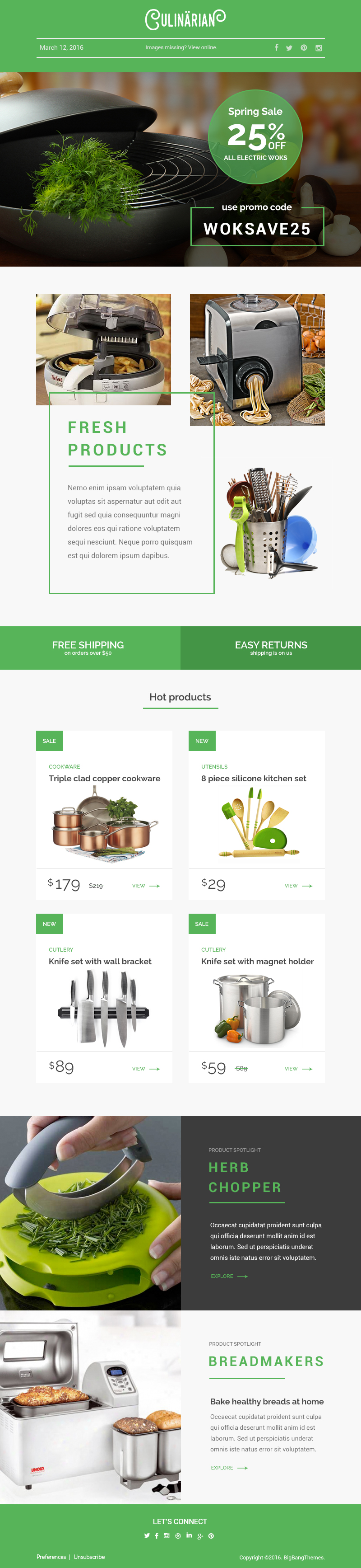Culinarian - Multipurpose Restaurant Email + Builder Access