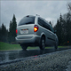 Car Drives Through Park On Rainy Day - VideoHive Item for Sale