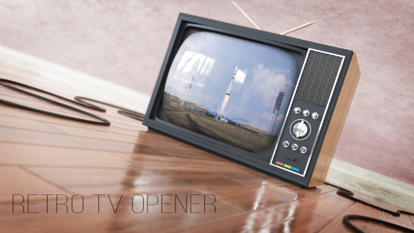 Retro TV Opener - VideoHive 19597495