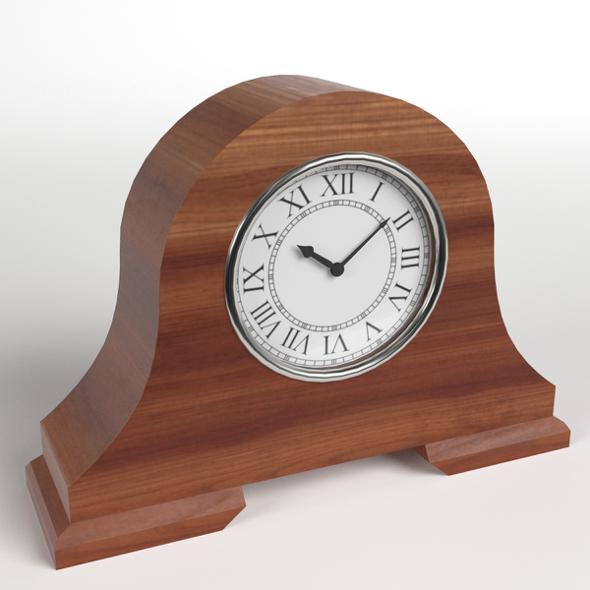 Fireside Clock 1 - 3DOcean Item for Sale