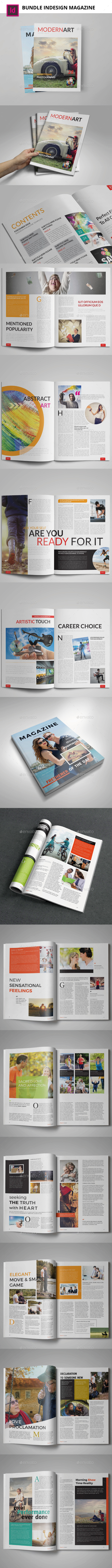 Bundle 5th Magazine Templates - Magazines Print Templates